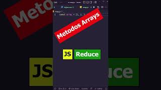 SUMA todos los valores de un ARRAY con REDUCE 💪 JAVASCRIPT #shorts