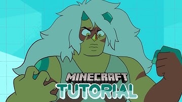 Minecraft Steven Universe Uncorrupted Jasper Statue Building Tutorial