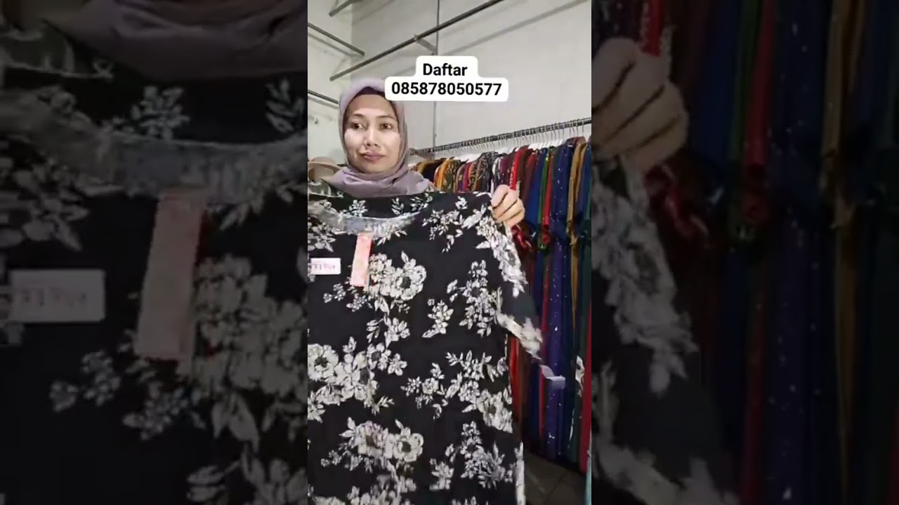 GAMIS DASTER BATIK CAP MALAMAN HARGA MURCEEE ORDER 085878050577 P.PEKALONGAN