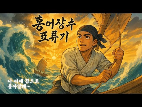 홍어장수의 표류기 한국 전래 동화 | 한 조선인의 파란만장하고 황당한 3년 2개월간 표류기 그 결말은? | 잠자리동화 | 야담,설화,야화,조선,옛날이야기,민담,전설