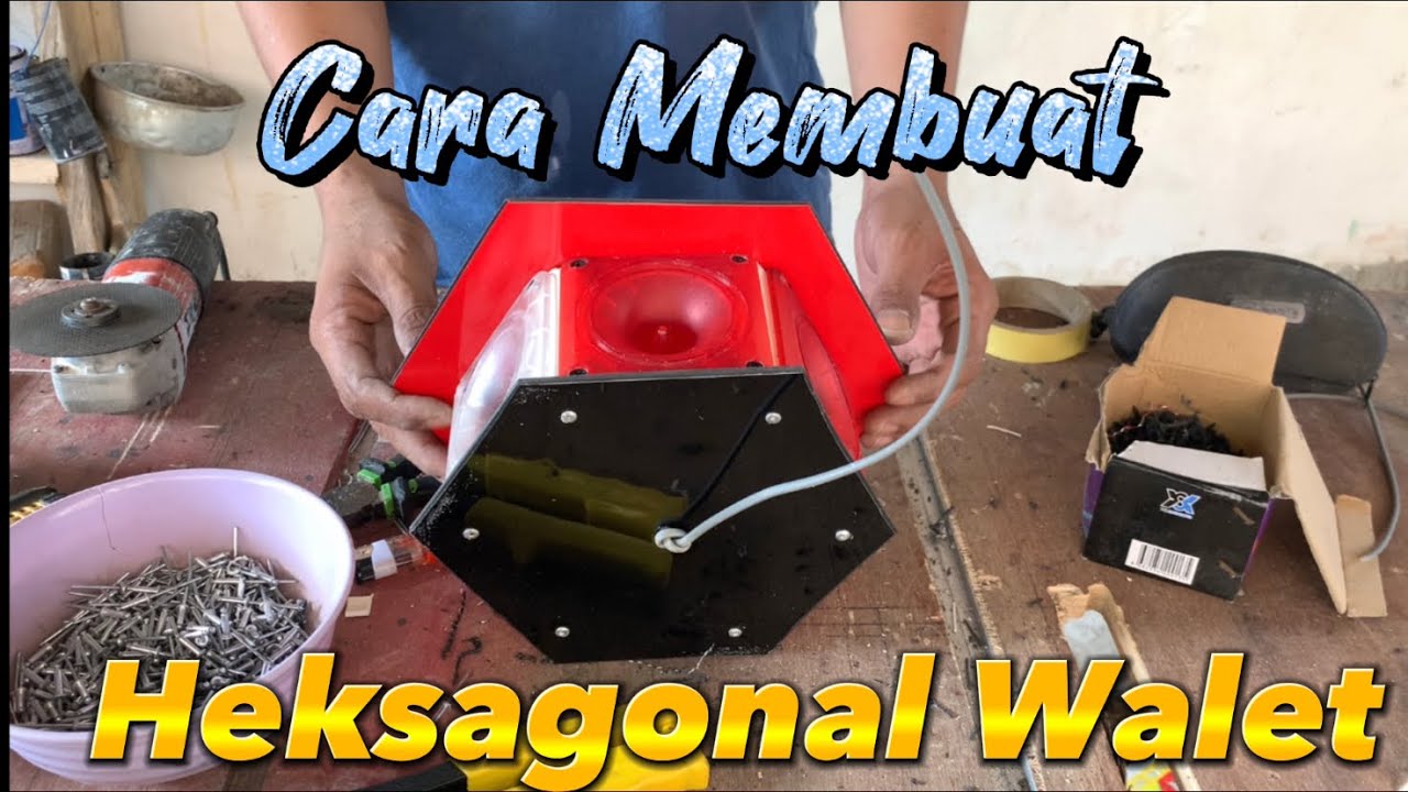 Cara Membuat Heksagonal Walet Paling Mudah Dari Bahan Bekas