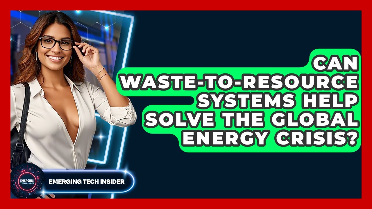 Can Waste-to-resource Systems Help Solve The Global Energy Crisis? - Emerging Tech Insider