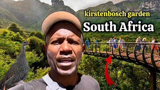kirstenbosch National Botanical Gardens - At the foot of Table Mountain in South Africa