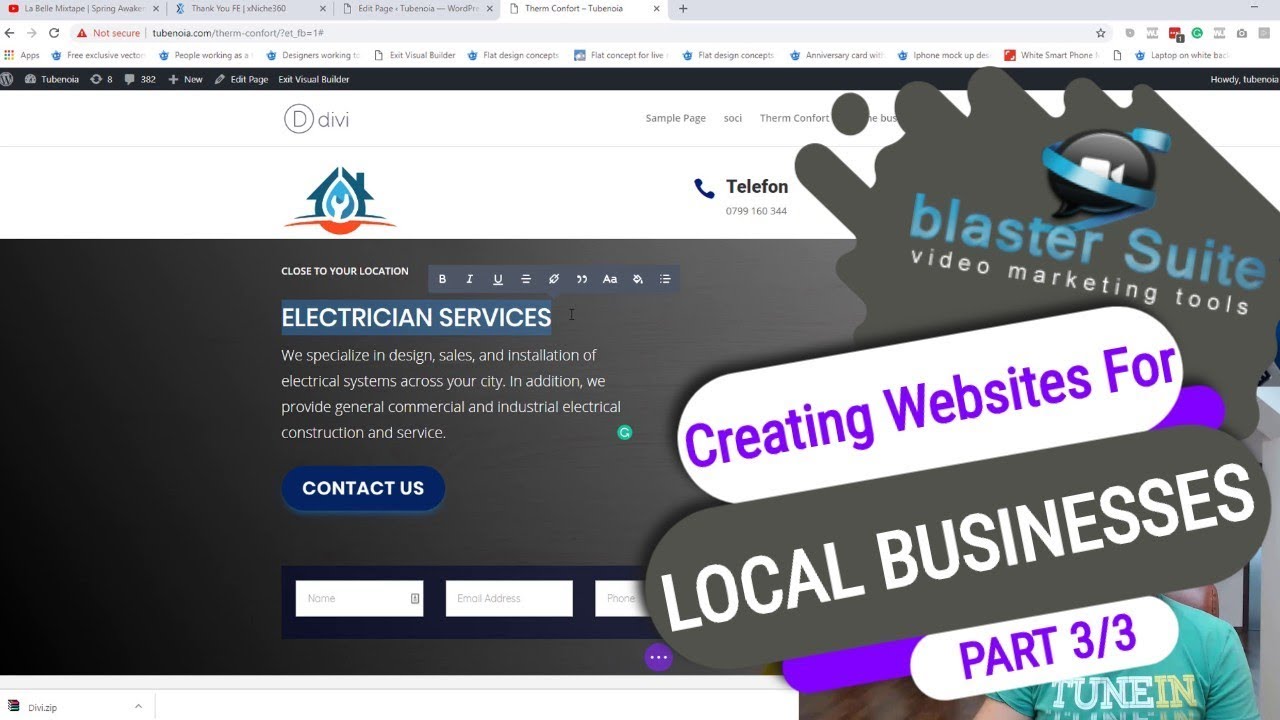 Creating Websites for local businesses - Part 3 /3