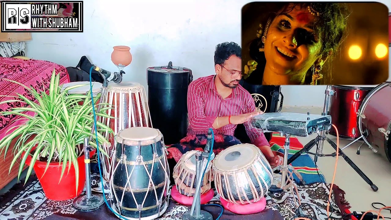 Mere Dholna Sun (मेरे ढोलना सुन) | Instrumental Cover | Rhythm with Shubham