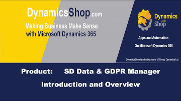 SD Data and GDPR Manager