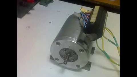 Switched reluctance motor DIY. First start