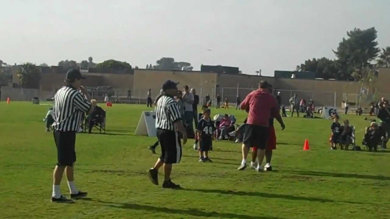Kindergarten flag football coach YouTube