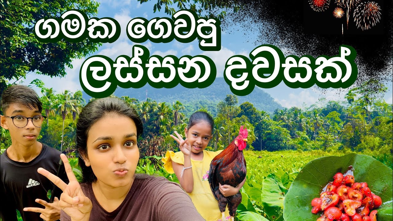 මම ගමක ගෙවපු සරල ජීවිතයක දවසක් 😍🌿මැණික් පතලකට යමුද?💎🇱🇰🍃The hidden beauty of village life