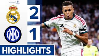 Real Madrid 2-1 Inter Milan Highlights • Champions League 2026