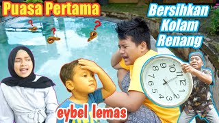 FIRST FAST, YOU'RE TOLD TO CLEAN THE SWIMMING POOL | eybel channel