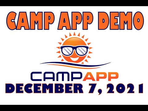 Camp App Demo 12-7-21