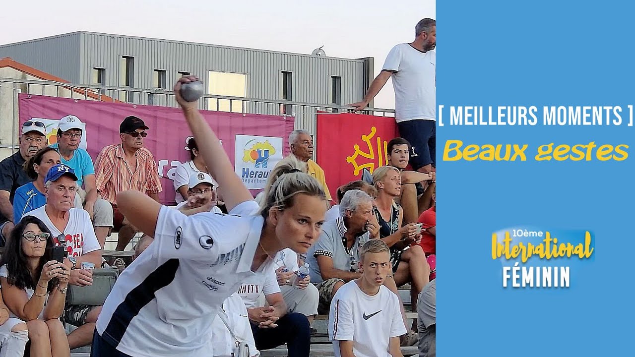 Miniature : 💪 Tous les beaux gestes de l'International à pétanque féminin de Palavas 2022