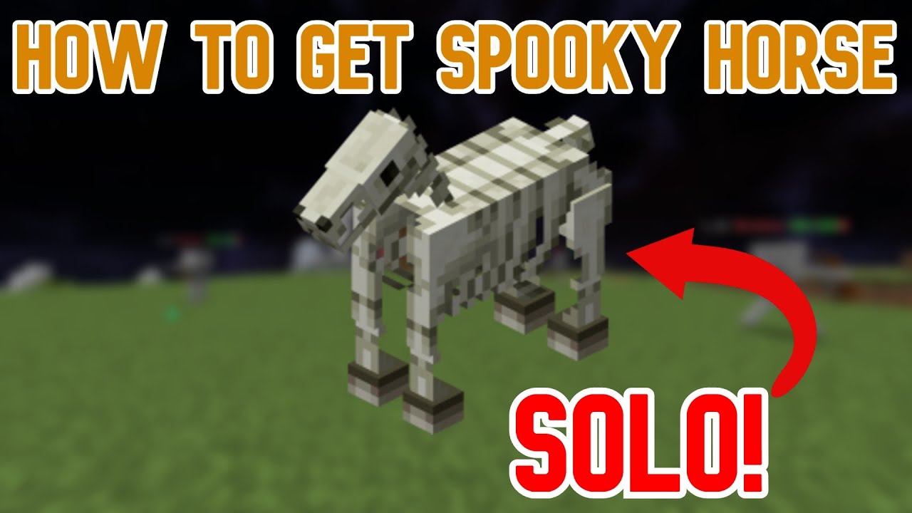 How to Get the Skeleton Horse SOLO Hypixel Skyblock YouTube