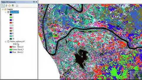 Unsupervised classification in ArcGIS 10.1