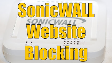 Dell SonicWALL Block Websites Like Facebook