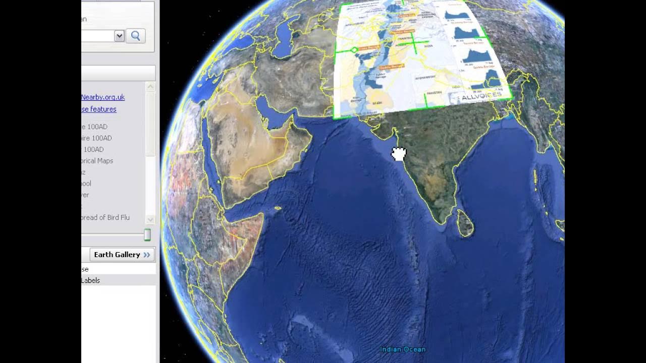 How to add a layer in google earth youtube