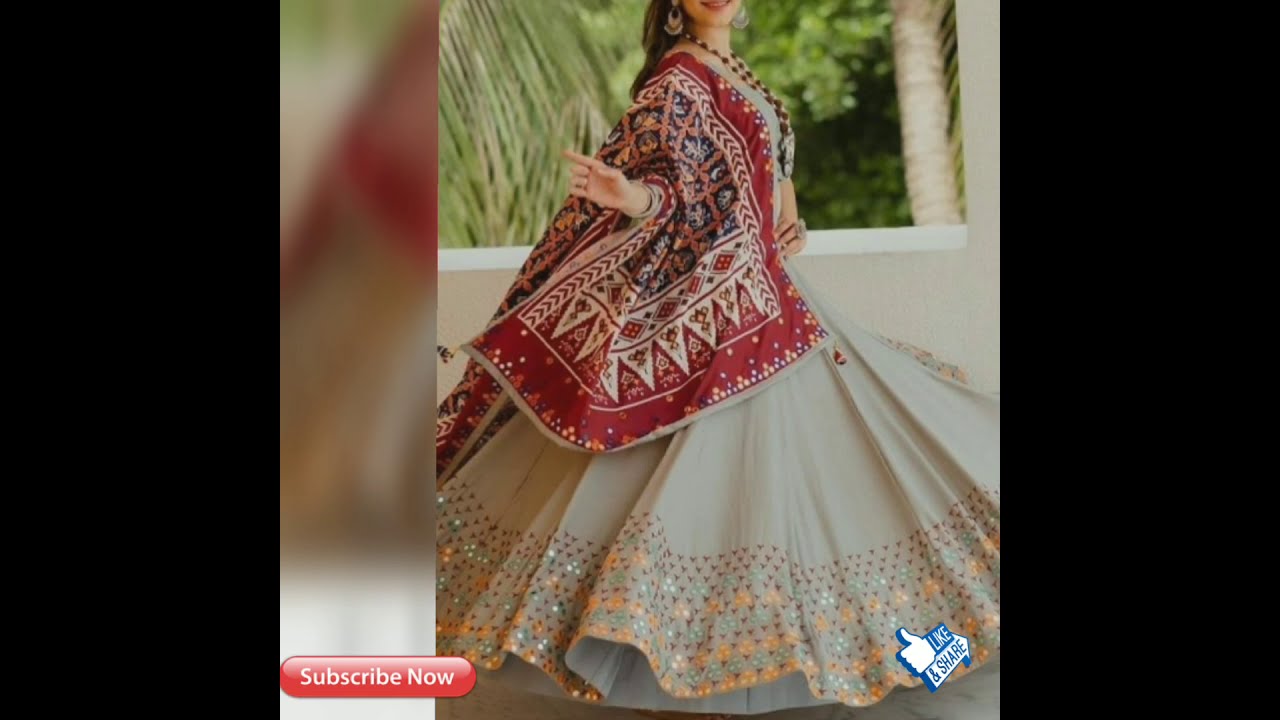 Mirror Work lehenga 