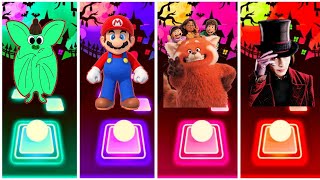 Turning Red vs Poppy Playtime Chapter 3 vs Super Mario vs Elemental 🎶 Who will win 👑