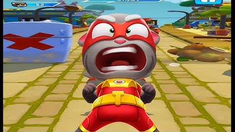 Talking Tom Hero Dash  Gameplay Android iOS - Super tom #talkingtomherodash #superTom