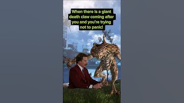 Deathclaws are so scary man!￼ #fallout #falloutgame #falloutseries #deathclaw