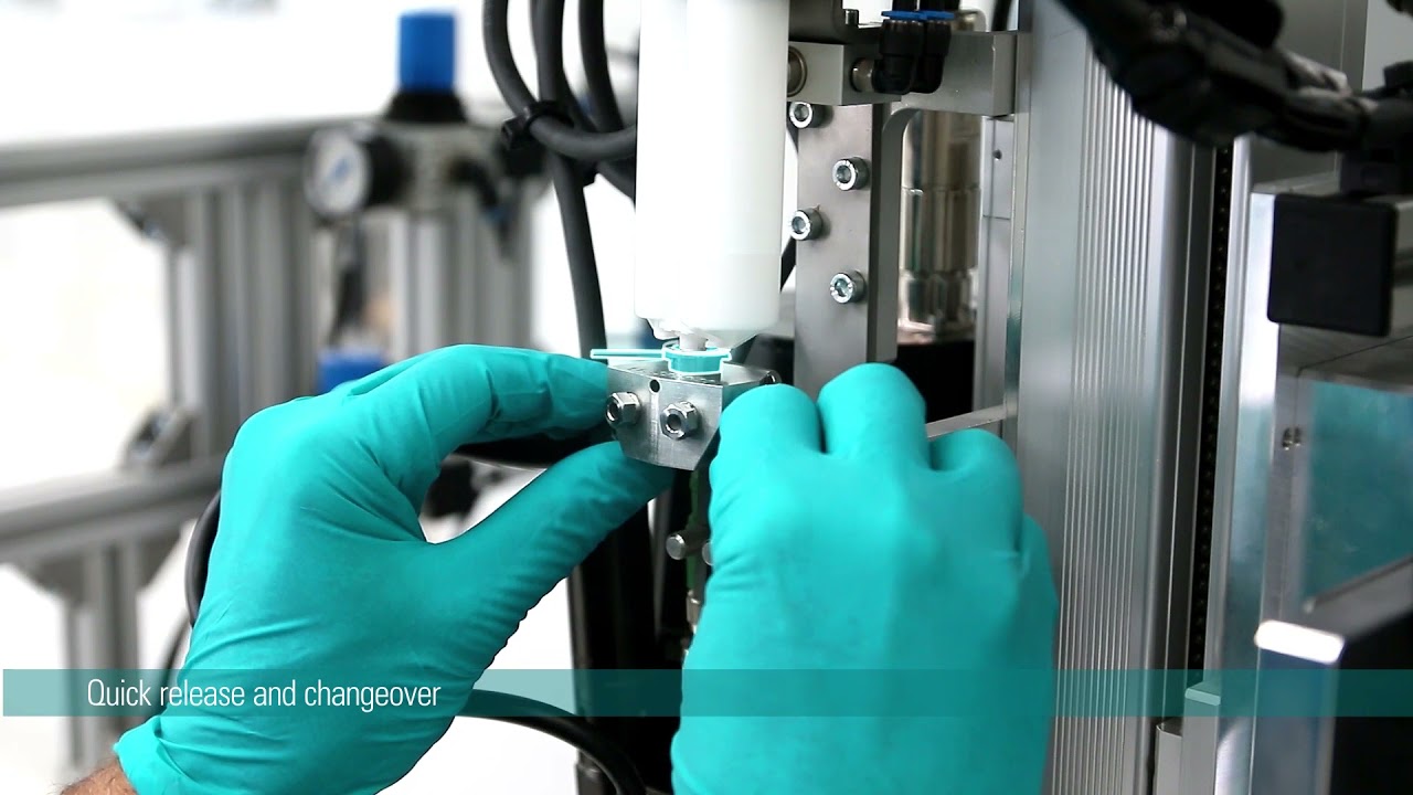 Dispensing + Plasma | Volumetric dispensing from a dual cartridge | bdtronic