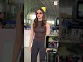 Manushi Chhillar in Stylish Look Spotted at Mumbai Airport #ManushiChhillar #bollywood #99mirchi
