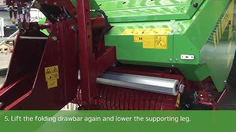 Strautmann tutorial - Setting of folding drawbar rotor loading wagons 220 02EN