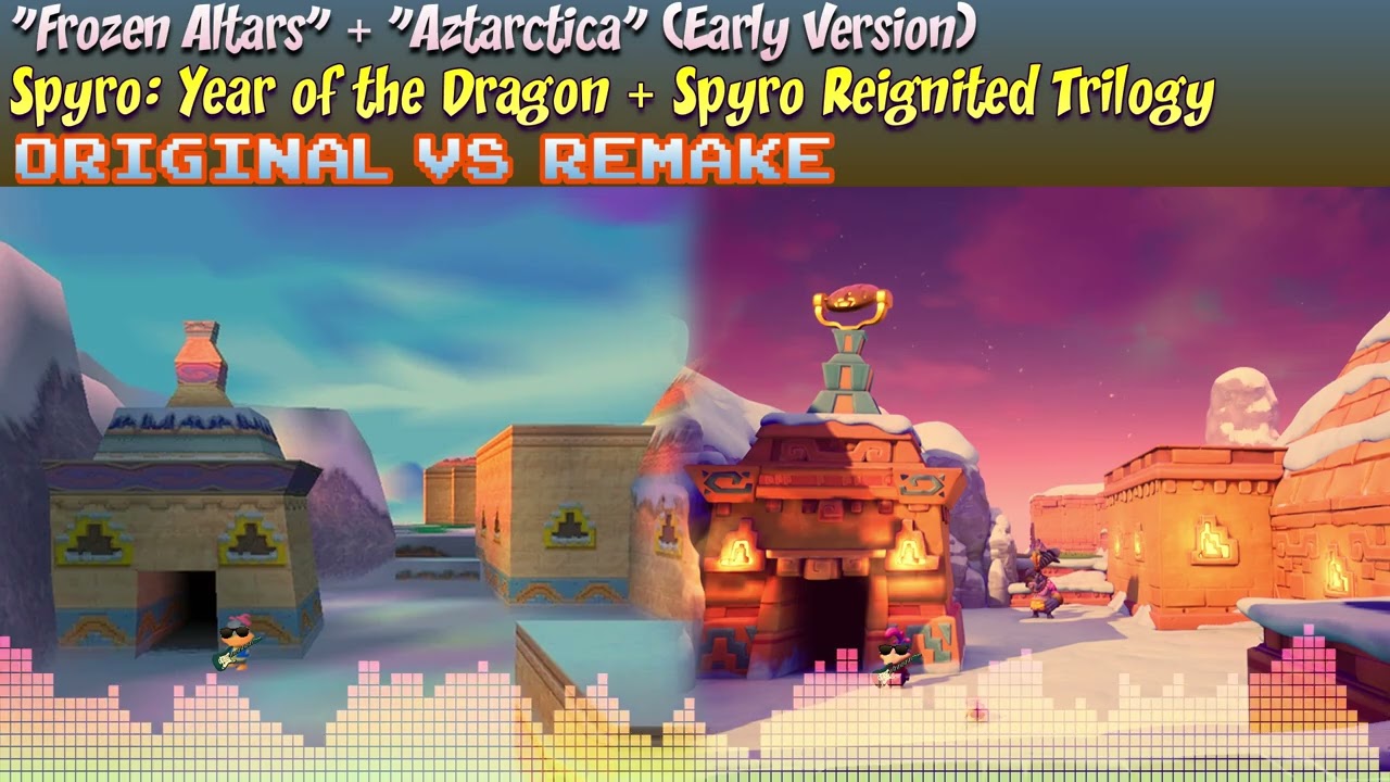 ♠ [Early + Original + Reignited Trilogy] Spyro 3 MASHUP — Frozen Altars + Aztarctica (Unused Mix)