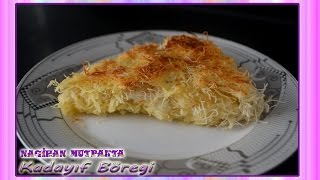 Kadayıf Böregi Tarifi-Kadayıf Böregi Nasıl Yapılır-Peynirli Börek Tarifi-Börek Tarifleri