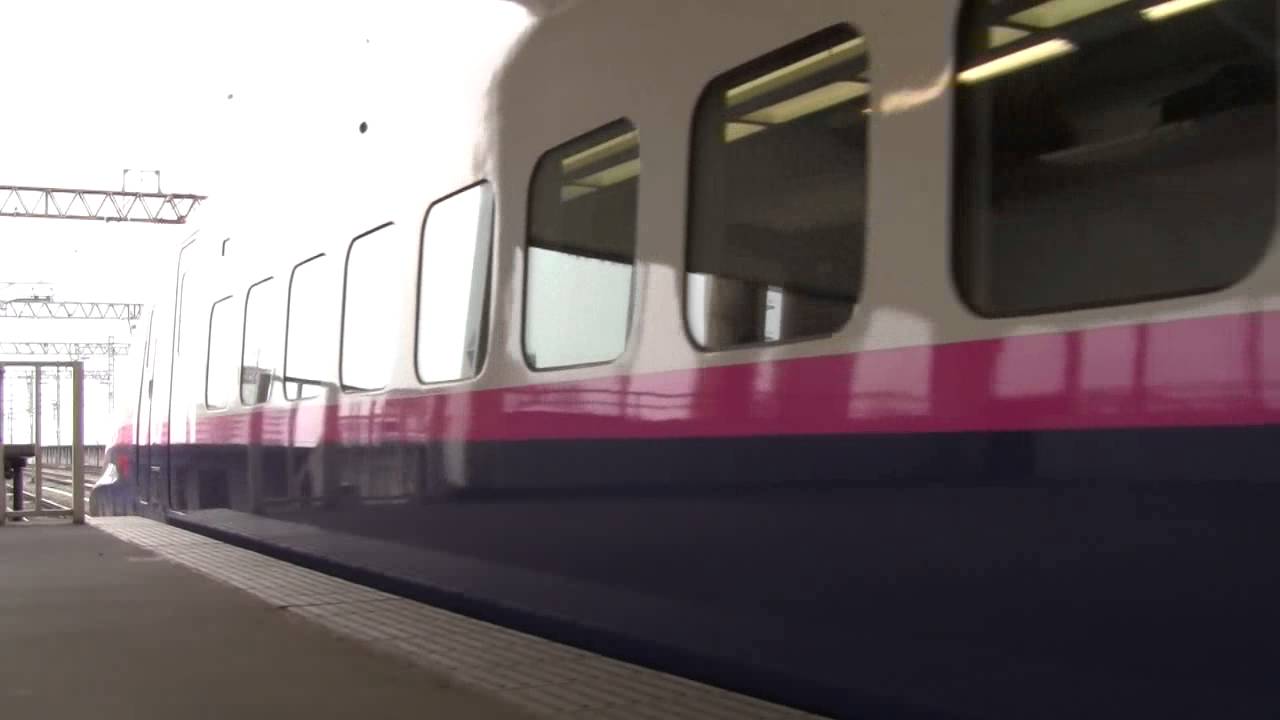 さらばJ+R編成E2系+E3系東北新幹線やまびこ126号東京行き宇都宮駅発車[HD]