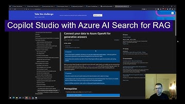 Copilot Studio RAG with Azure Open AI and Azure AI Search