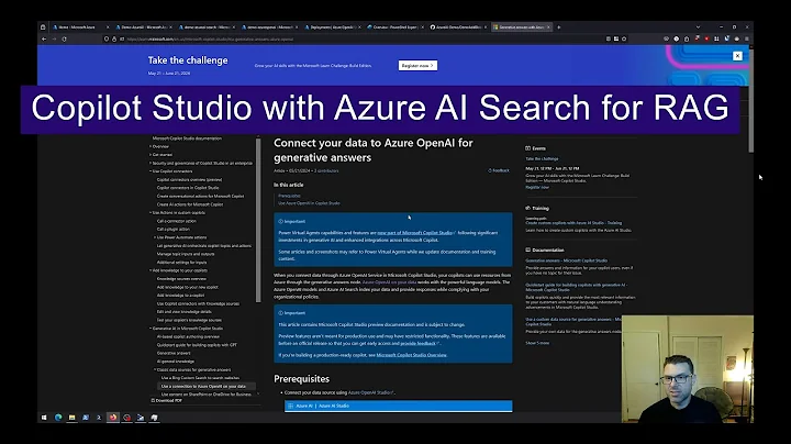 Copilot Studio RAG with Azure Open AI and Azure AI Search