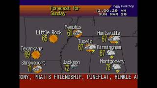 EAS Tornado Warning Northeastern Mississippi and SW Tennessee NOAA Weather Radio