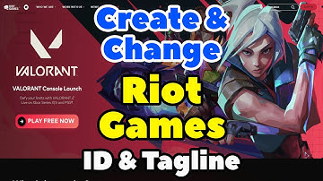 How to Create & Change Riot Games ID and Tagline - 2025