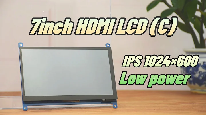 Waveshare 7inch Capacitive Touch Screen LCD (C), 1024×600, HDMI, IPS, Low Power