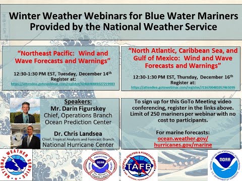 2021 Winter Weather Webinar for Blue Water Mariners: Northeast Pacific