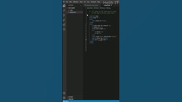 How to make web page with HTML #html #web #shorts
