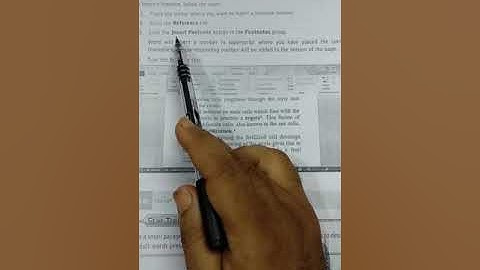 CLASS:- 6 Ch:- 3 Part :-1 ( Some Advanced Features of MS Word)