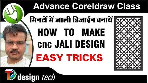 How to  Jali Design Easy in Coreldraw