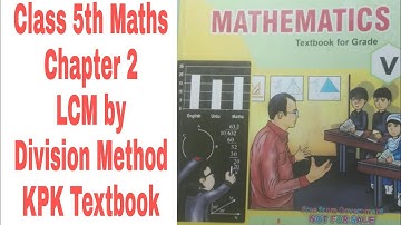 LCM by Division Method | Class 5th Maths | ETEA PST CT  | KPK Textbook |