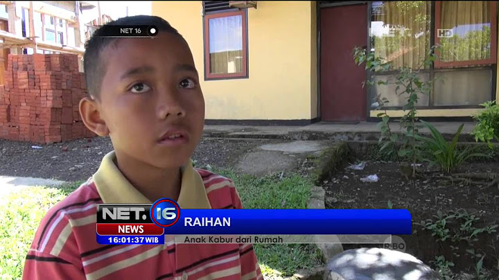 Anak Kabur Dari Rumah di Tasikmalaya Karena Dikasari Orang Tua - NET16