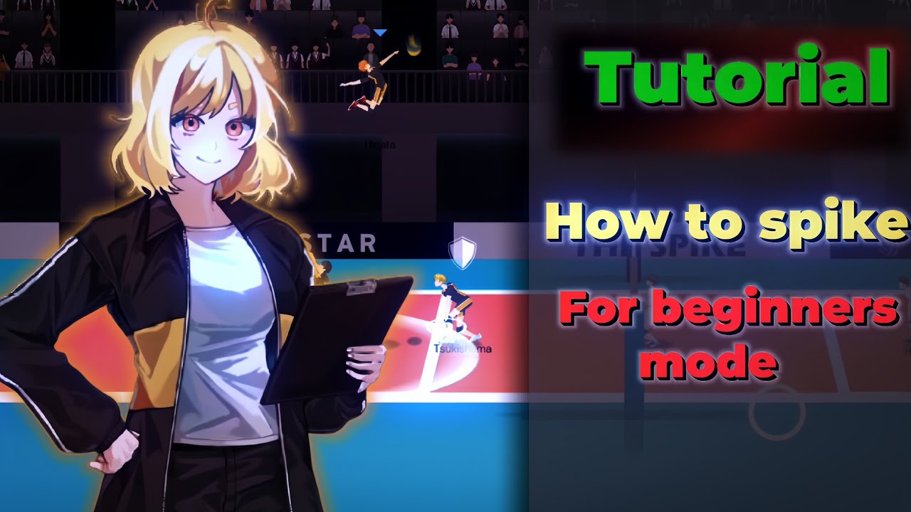 Tutorial how to spike for beginners mode !! The spike volleyball  3×3 Vr 5.8.710