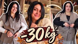 AFTER -30 KG: SAME OUTFITS, DIFFERENT BODY 😳 | Before and After Try On // Valentina