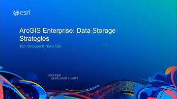 ArcGIS Enterprise: Data Storage Strategies