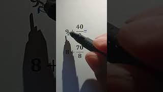 How to Add a Whole Number to an Improper Fraction | Easy Math #maths #mathematica #mathstricks