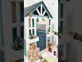 Christmas Playhouse Makeover | Festive ROBUD Wooden Playhouse for Holiday Pretend Play 🎄✨#christmas