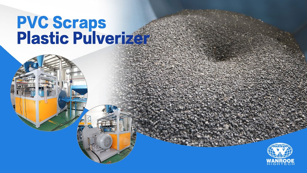 20 Mesh Plastic Grinder Machine PVC Crushed Material Milling Machine PVC Pulverizer Machine