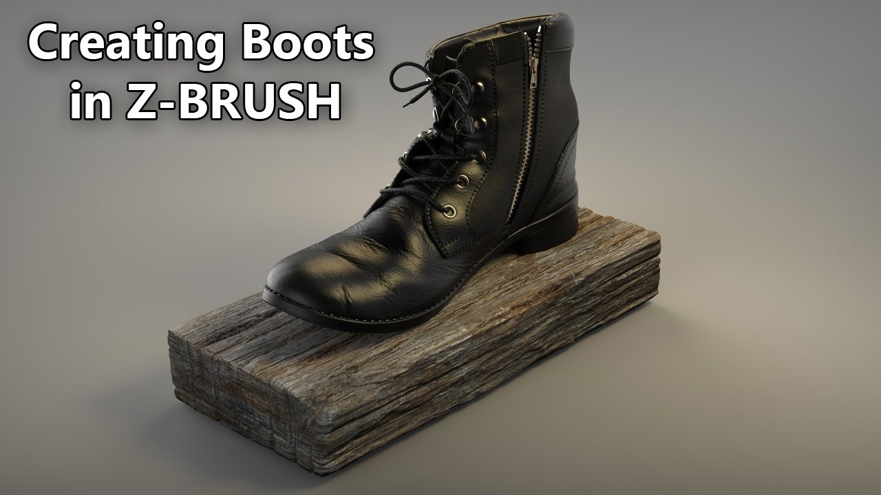 how to make boots in zbrush