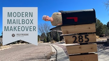 Modern Mailbox Makeover